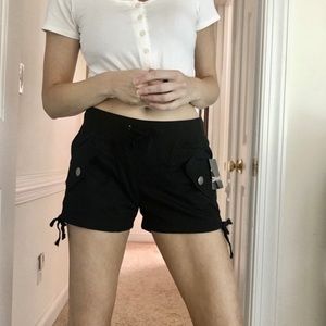 NWT Cargo Shorts with Tie Accents by Helium London